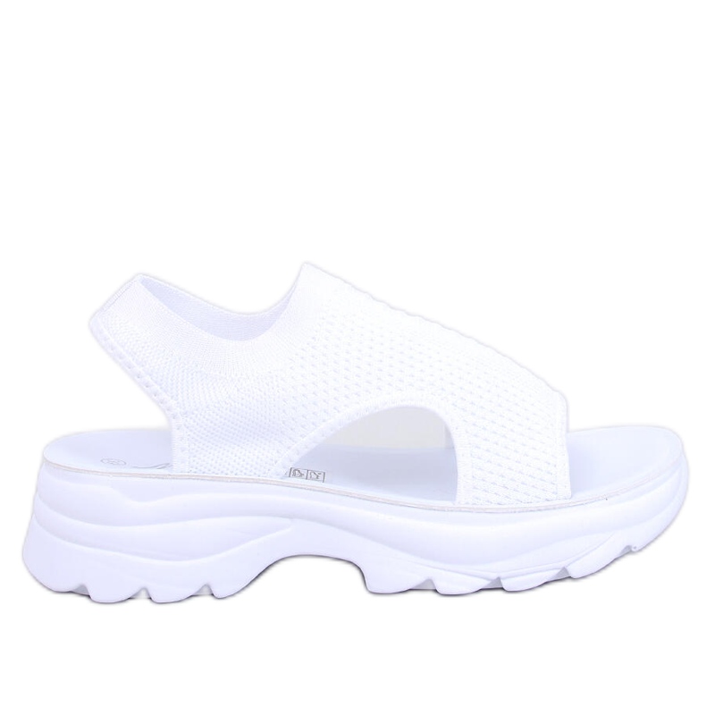 Nicai White sandaler med sportsula vit