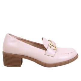 Rabier Beige pumps med bred klack