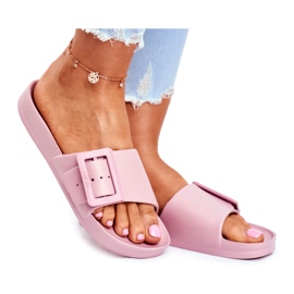 Dam Tofflor Big Star med spänne Rosa FF274A387