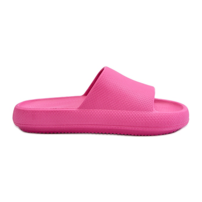Lätt skum flip-flops för kvinnor med tjock sula, rosa Querceria