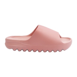 Fashionabla Rosa Estella-plattformsflip-flops