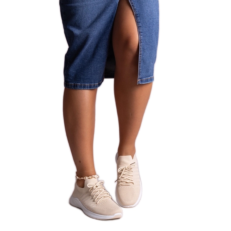 Beige Muaza sportsneakers