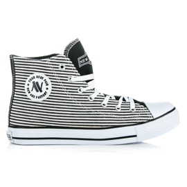 New Age High Sneakers vit svart