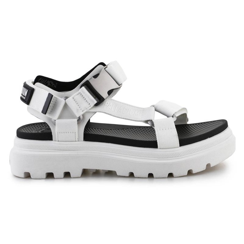 Crocs Palladium Pallacruise Strap Star White Sandaler W 97465-116-M vit