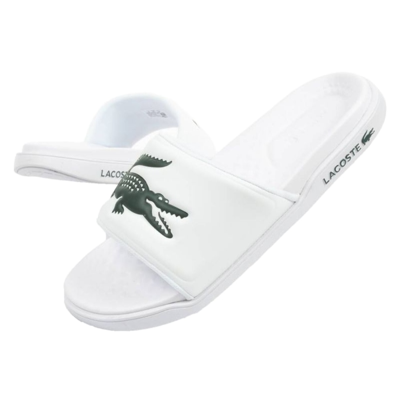 Lacoste Croco Dualiste flipflops 201R5 743CMA00201R5 vit