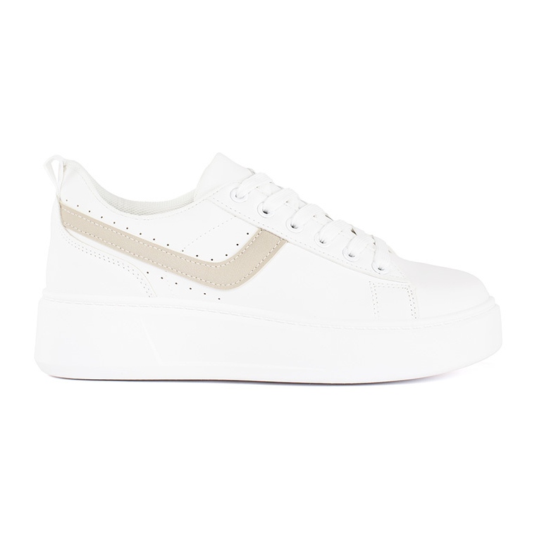 Platformskor i mocka för kvinnor svart