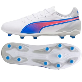 Puma King Match FG/AG skor 107863 02 vit