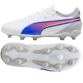 Puma King Match FG/AG skor 108048 02 vit