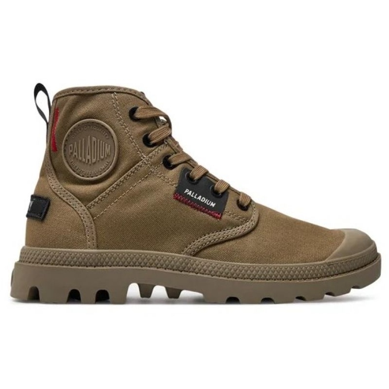 Palladium Papa Hi Patch 79117-308-M skor brun