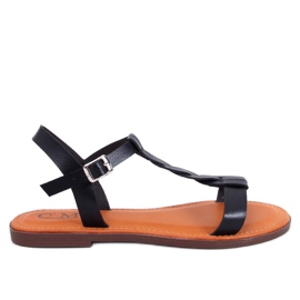 Pourta Svarta damsandaler