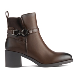 Bruna ankelstövlar för kvinnor