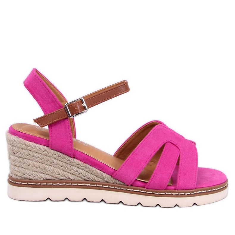 Rosco Fuchsia espadrillesandaler rosa