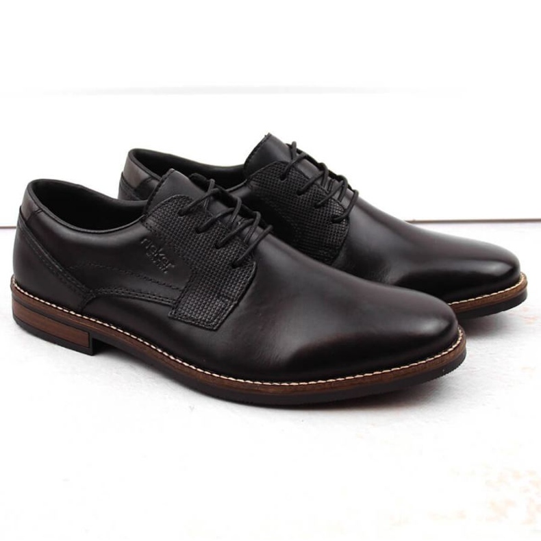 Läder Rieker 13523-00 M RKR696 svart