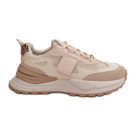 Platform Sneakers dam Beige Nevelaine