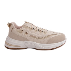 Sportskor Eco Läder Sneakers Beige Verilisse