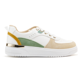 Flerfärgade plattformssportskor för kvinnor mångfärgad