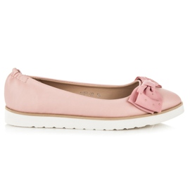 Vices Ballerina med rosett rosa