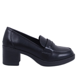 Ramona Black högklackade loafers svart