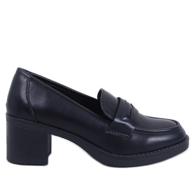 Ramona Black högklackade loafers svart