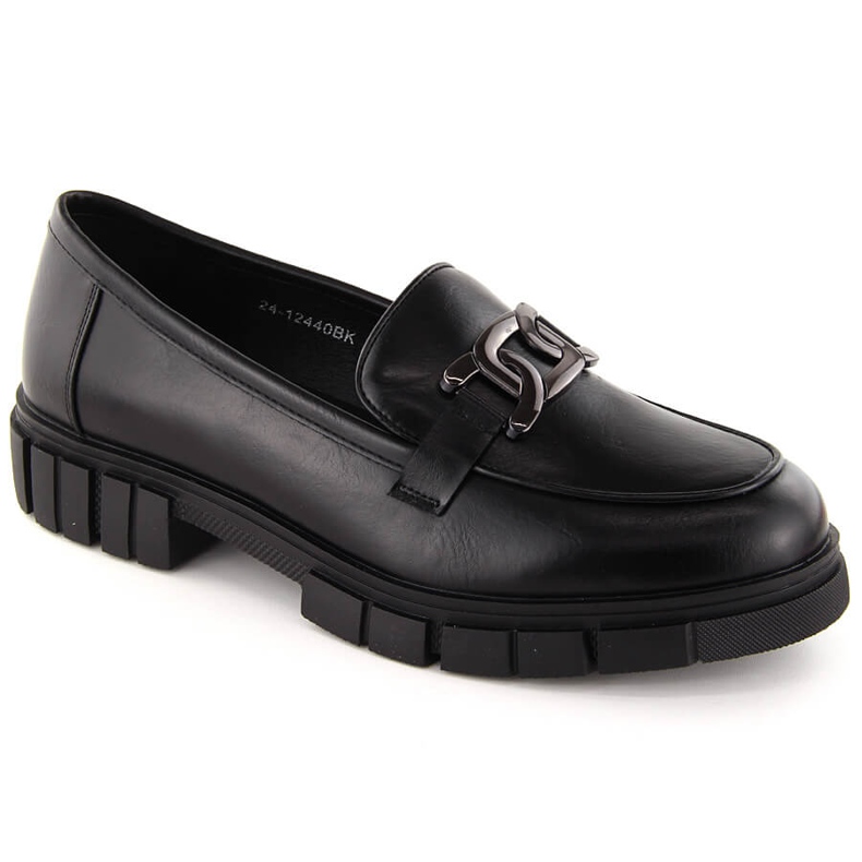 Damloafers med kedja, svart Potocki 12440