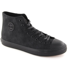 Isolerade high-top sneakers för män, svarta Big Star OO174247
