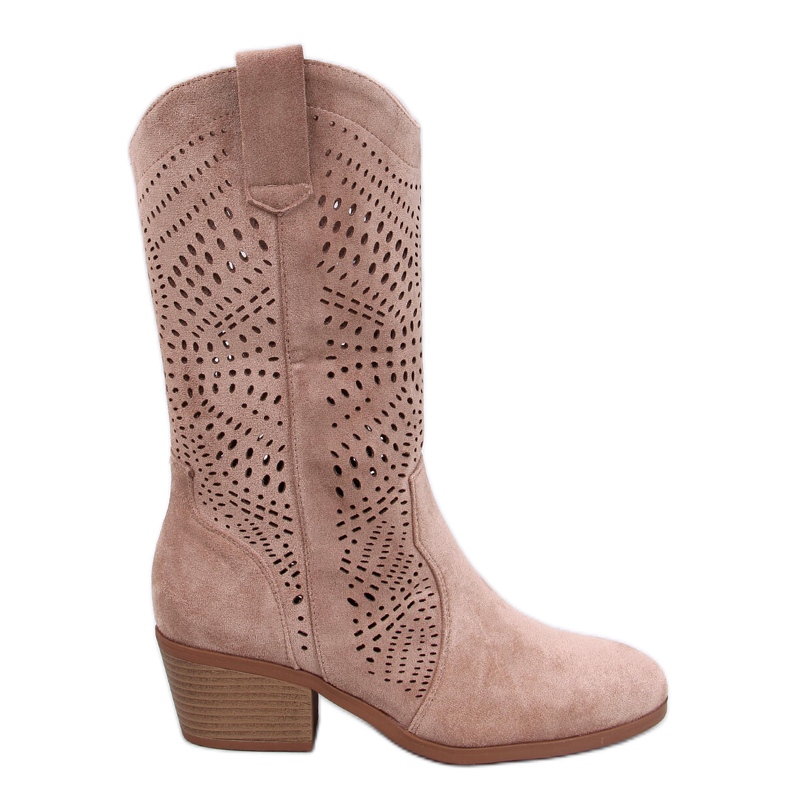 Hunter Khaki genombrutna cowboystövlar brun