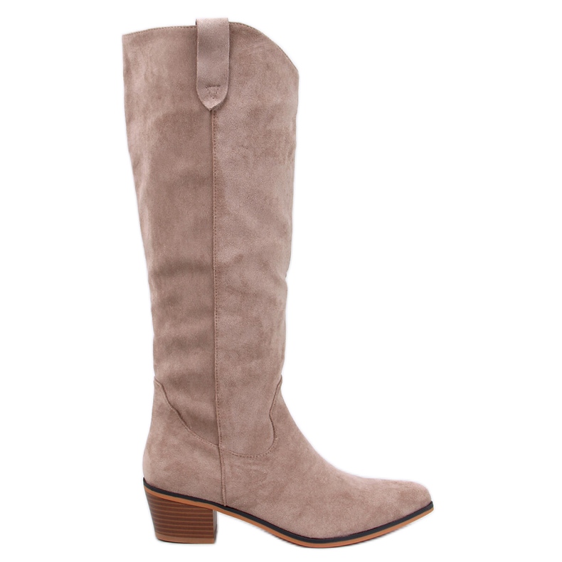 Torez Khaki cowboystövlar i mocka brun