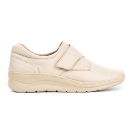 WASAK Skinnsneakers dam 0539W, kräm beige