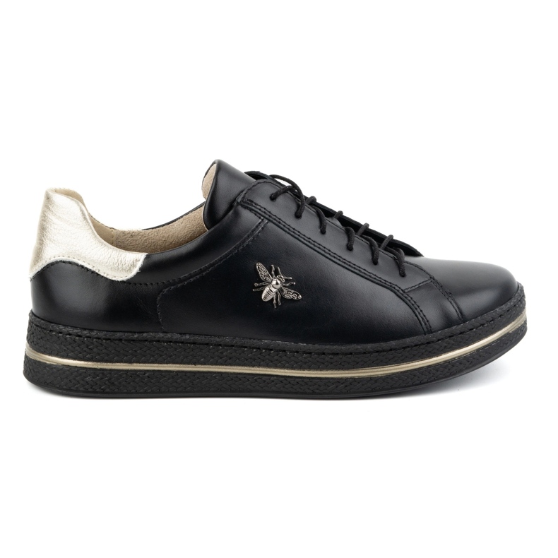 Olivier Skinnskor för dam Style 1190 svarta sneakers