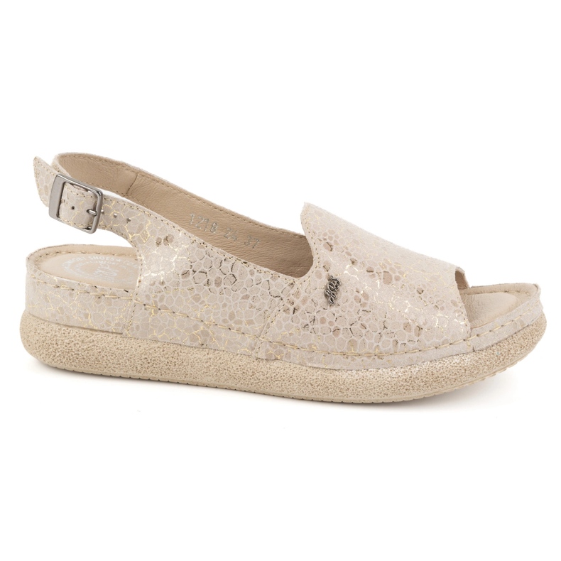 Olivier Skinnsandaler dam 1218 beige