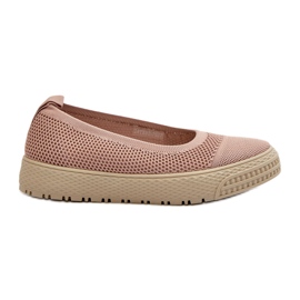 News Slip-on Platform Sneakers för kvinnor, rosa
