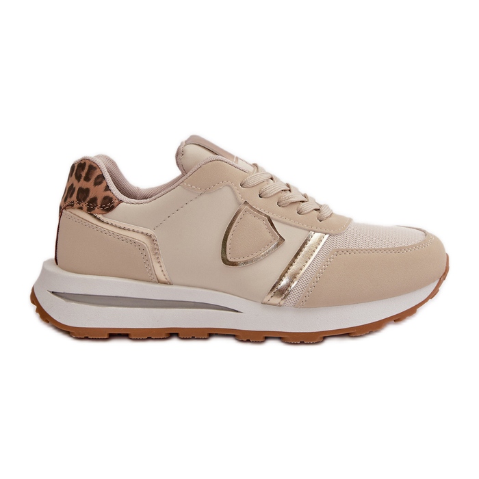 Eko läder Sneakers för kvinnor Beige Velaniela