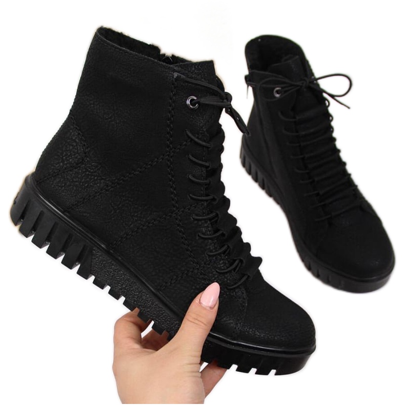 Rieker W R279B isolerade stövlar, svarta