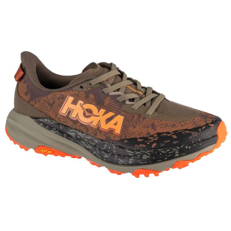Hoka Speedgoat 6 Wide skor 1147830-AQL brun