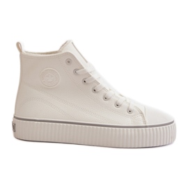 Dam Isolerade Eco Läder Sneakers Big Star OO274788 Vit