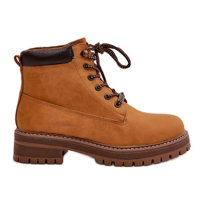 Isolerade stövlar för kvinnor Big Star OO274A288 Camel brun