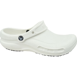 Crocs Bistro 10075-100 vita flipflops i skum