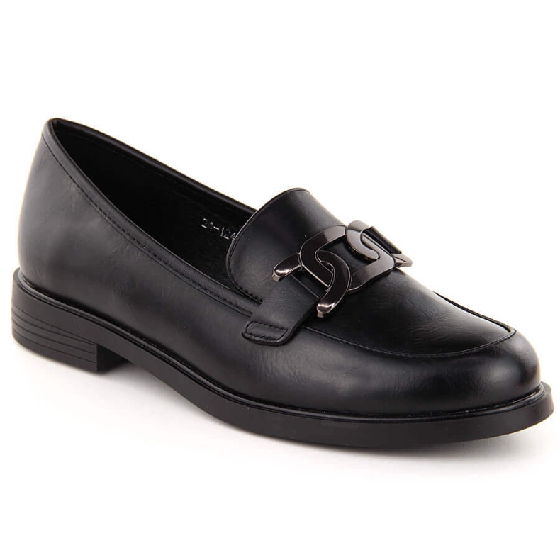 Damskor med dekoration, svart Potocki 12425