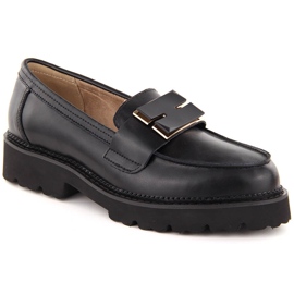 Filippo DP6450 damloafers i svart läder