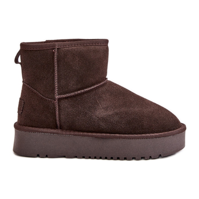 Dammocka Ankel Platform Snow Boots Brun Rianaella