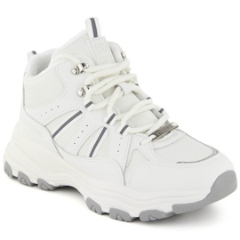 Isolerade höga stövlar, vita Big Star OO274A160