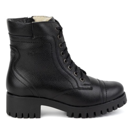 Olivier Skinnstövlar för dam, isolerade, 272BB, svart narv