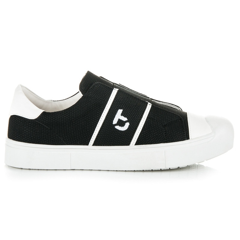 Betler Snake sneakers på plattformen svart