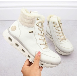 Isolerade sportstövlar Rieker W RKR720 vit