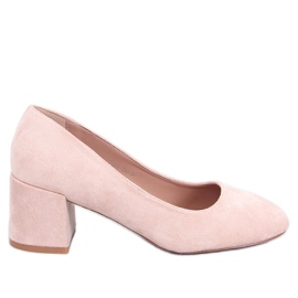 Fredette Beige bekväma hälpumps