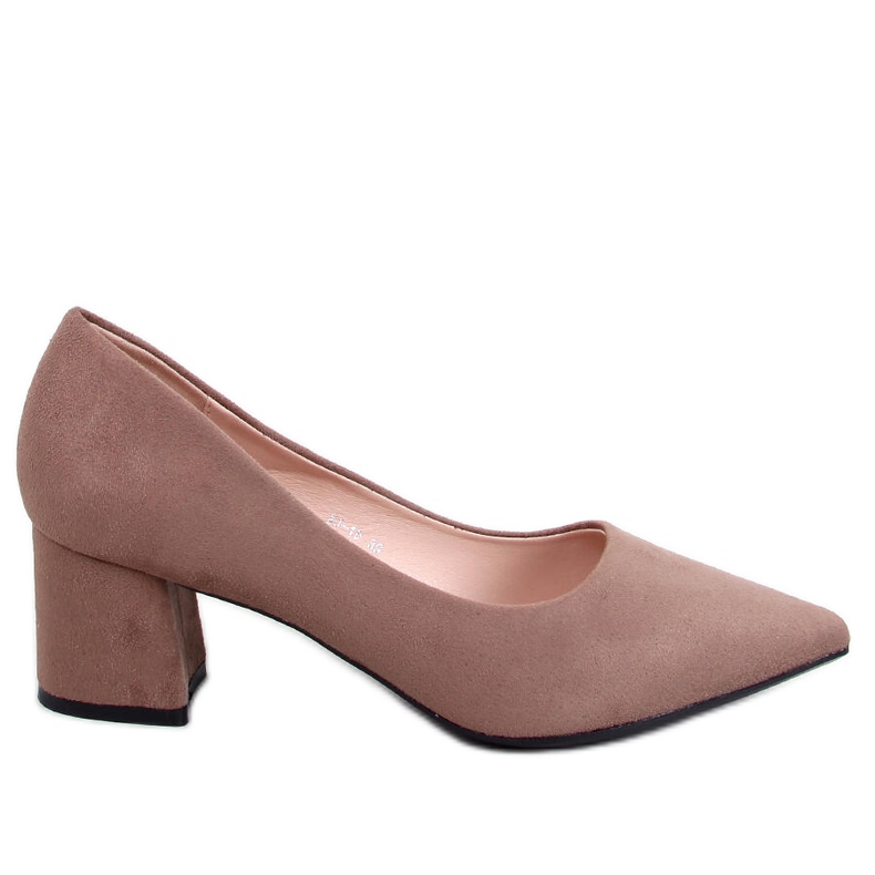 Farrin Khaki lågklackade pumps brun