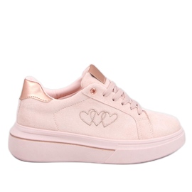 Pastell Akins Rosa damsneakers