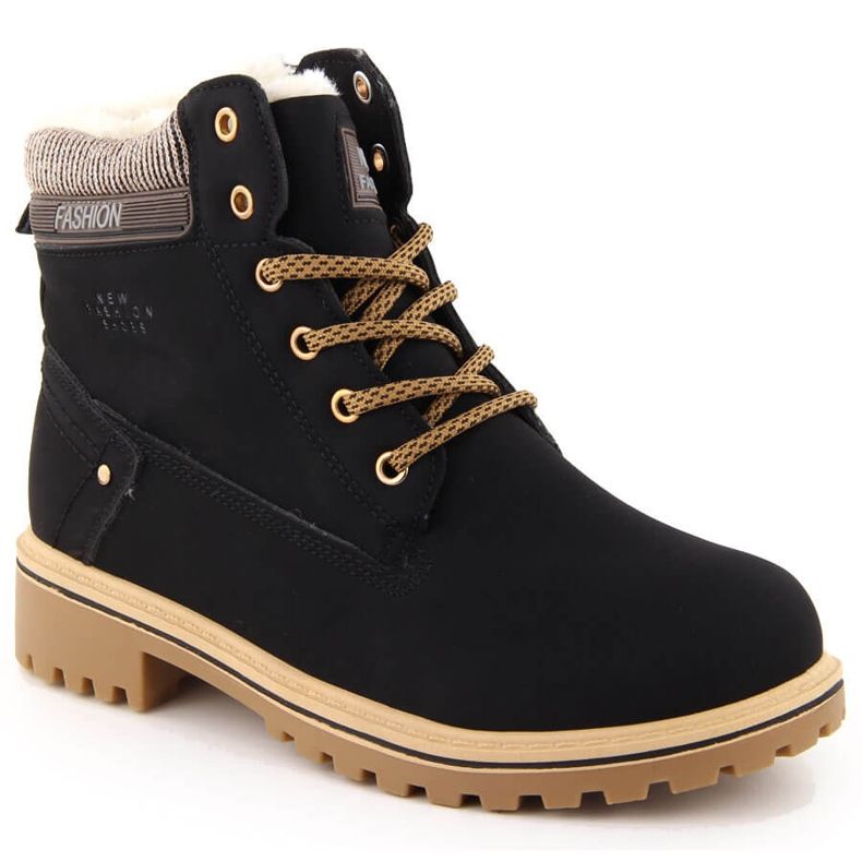 Svarta damstövlar Potocki 97301