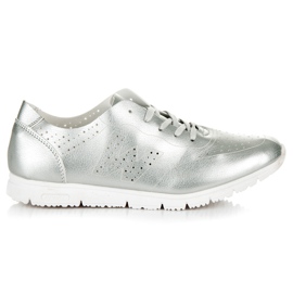 Silver sneakers grå