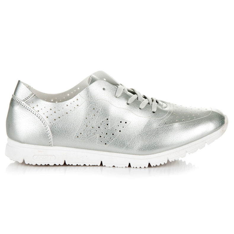 Silver sneakers grå